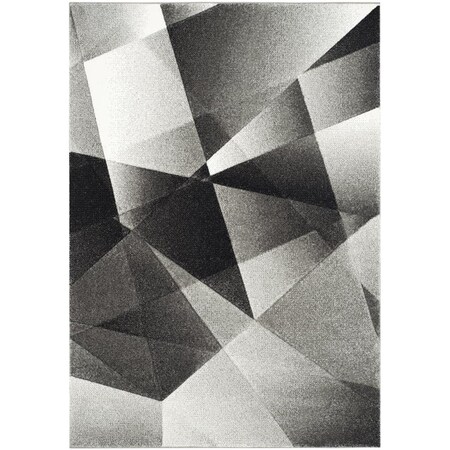 Safavieh 6 ft. 7 in. x 9 ft. Porcello Power Loomed Area Rug Light Grey & Charcoal - Medium Rectangle PRL6939D-6